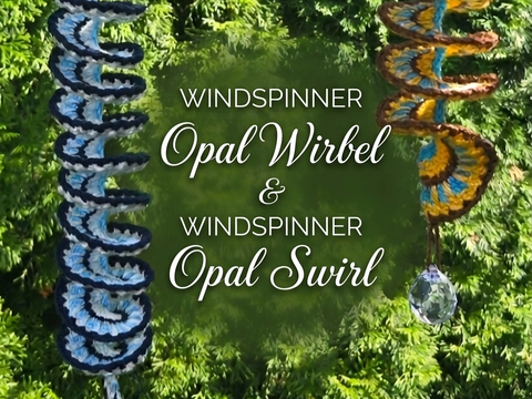 Häkelanleitung Windspinner „Opal Wirbel“ (Deutsch & Englisch / US terms)