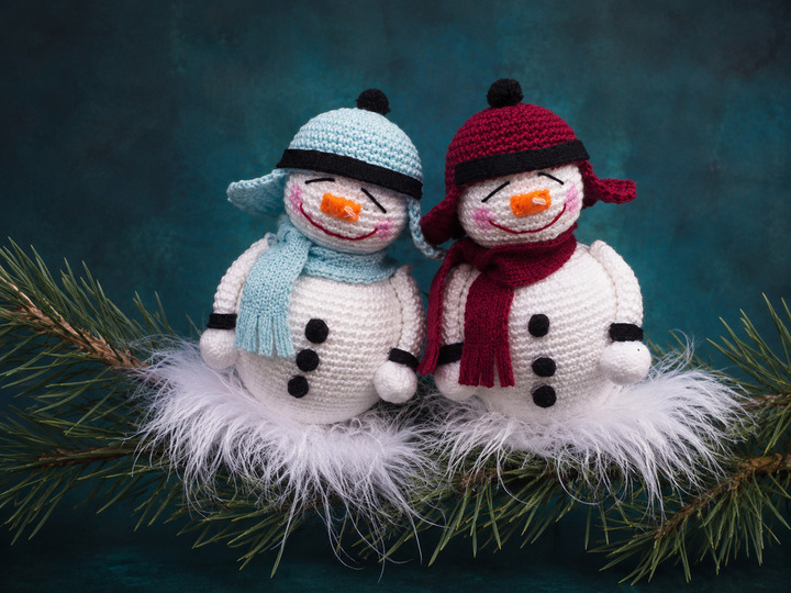 Snowman Christmas Decoration – PDF Crochet Pattern