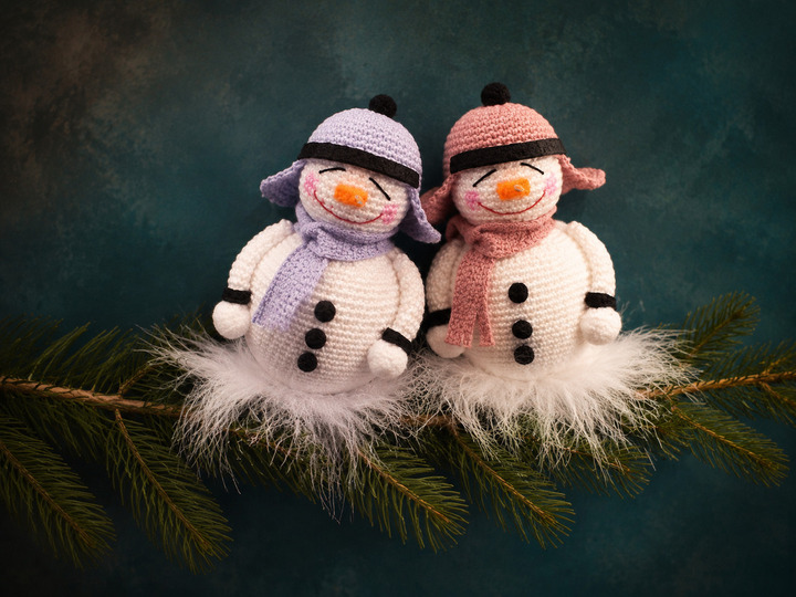 Snowman Christmas Decoration – PDF Crochet Pattern
