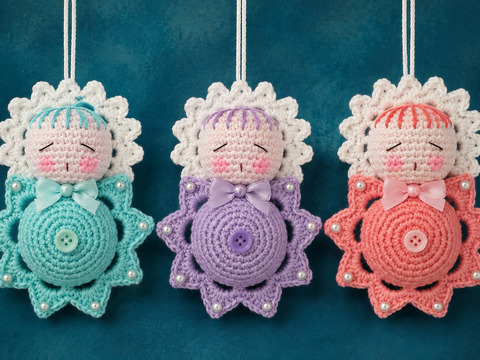 Crocheted Star Children - Free PDF Crochet Pattern