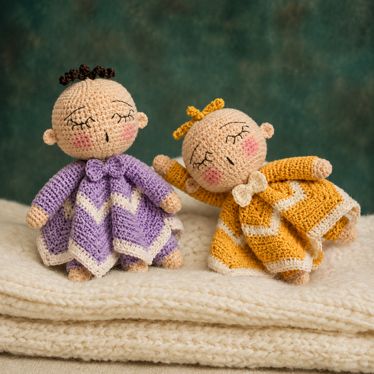 Sternchen-Babys häkeln – PDF-Häkelanleitung