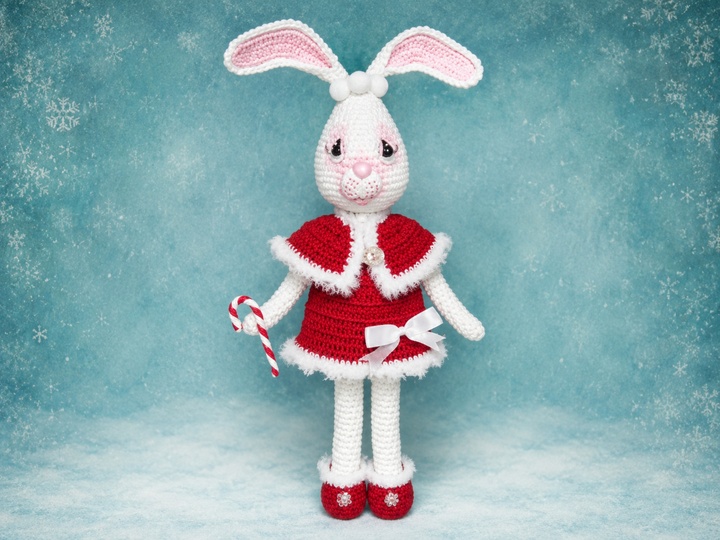 Crochet Pattern Snow Bunny PDF