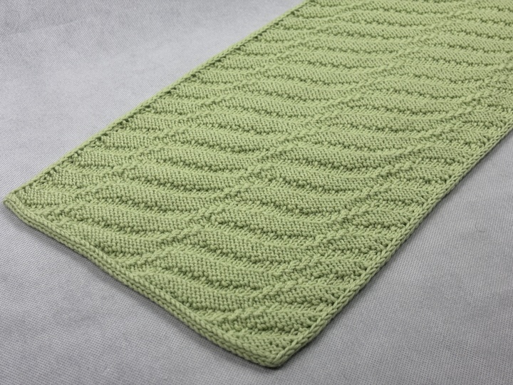 Scarf Sandwaves - Knitting Instructions