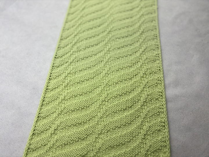 Scarf Sandwaves - Knitting Instructions