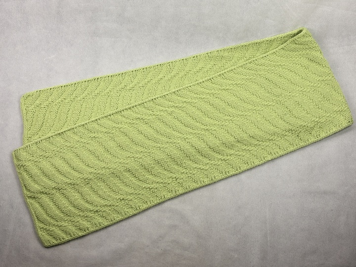 Schal Sandwellen - Eine Strickanleitung
