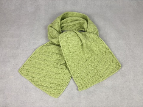 Schal Sandwellen - Eine Strickanleitung