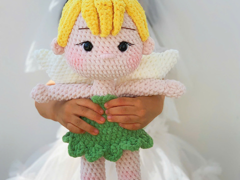 Little green Fairy Doll Crochet Pattern