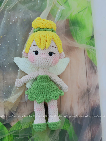 Little green Fairy Doll Crochet Pattern