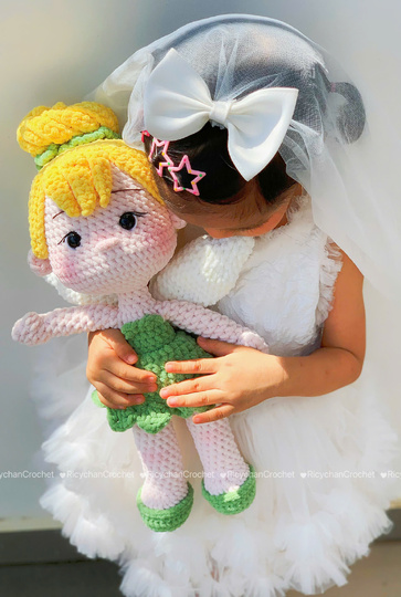 Little green Fairy Doll Crochet Pattern