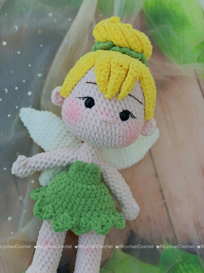 Little green Fairy Doll Crochet Pattern