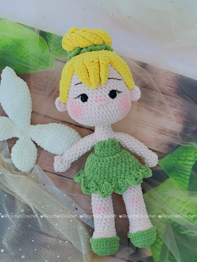 Little green Fairy Doll Crochet Pattern