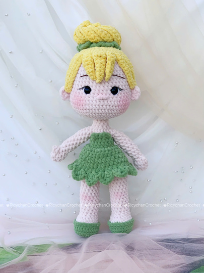 Little green Fairy Doll Crochet Pattern