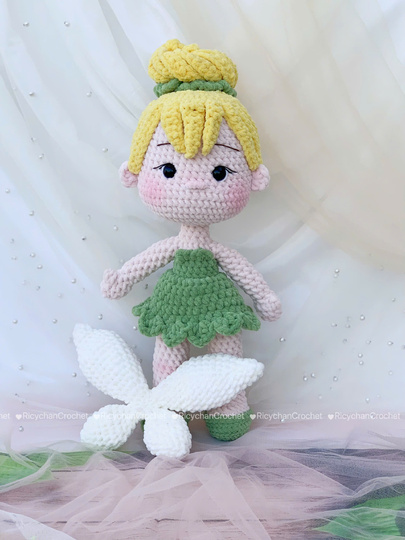 Little green Fairy Doll Crochet Pattern