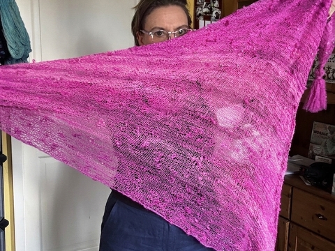 Knitting Pattern Crescent Shawl
