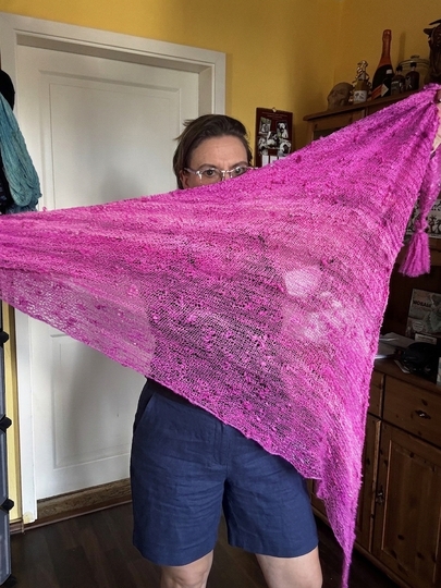 Strickanleitung Sicheltuch
