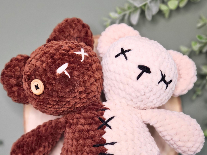 Crochet Pattern Two-Headed Bear – Creepy Cute Halloween Teddy Bear