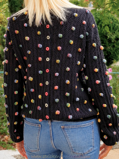 Crochet Pattern Sweater ConFetti #1 | Women S–XL | incl. Video Guide