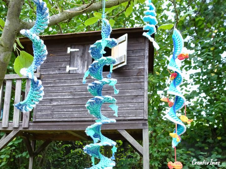 Windspiel „Sommer-Brise“ – 3 Variationen plus Fische - Häkelanleitung
