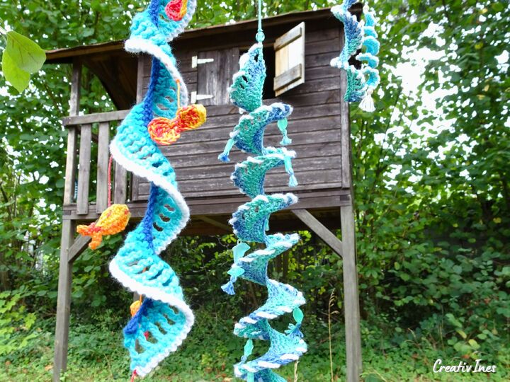 Windspiel „Sommer-Brise“ – 3 Variationen plus Fische - Häkelanleitung