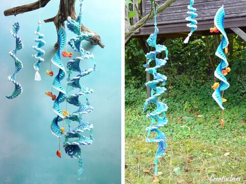 Windspiel „Sommer-Brise“ – 3 Variationen plus Fische - Häkelanleitung