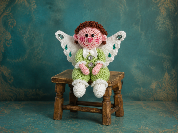 Crocheted Angel Luca – English Crochet Pattern PDF