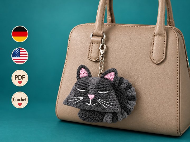 Crochet Pattern Cat Kleppi