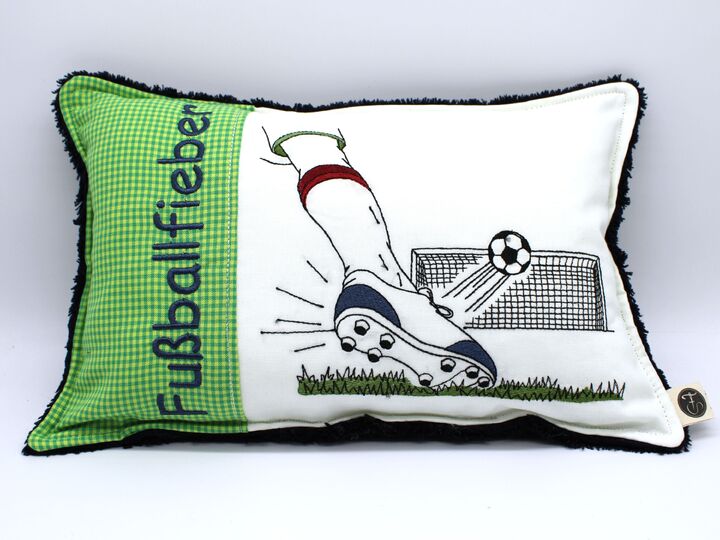 Stickdatei Fußball Fußballtor Redwork SET Mein Zeugnis Fußballliebe