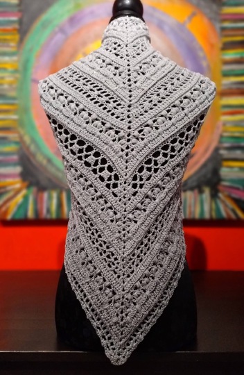 Crochet Pattern Triangular Scarf "Tiasa"