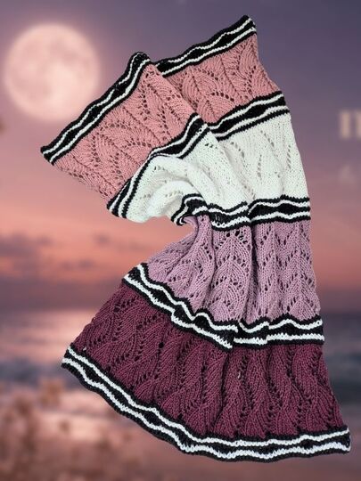 Strickanleitung Moon + Waves