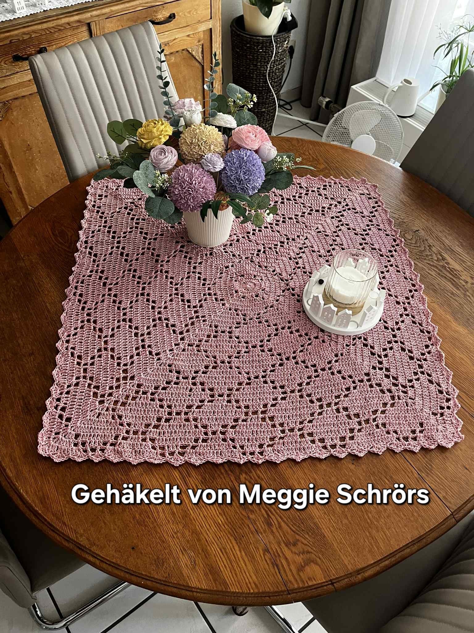 Filet Tischdecke