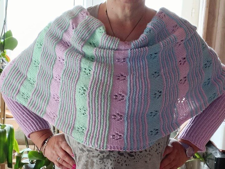 Ärmelschal Daisy stricken