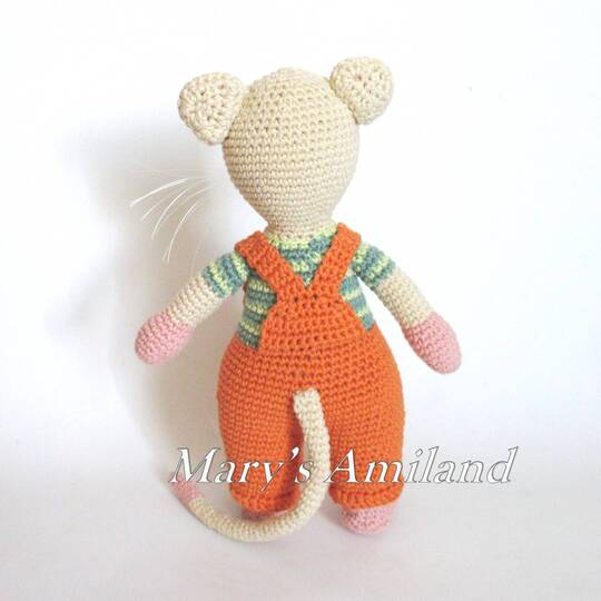 Bertie Mouse the Ami - Amigurumi crochet pattern