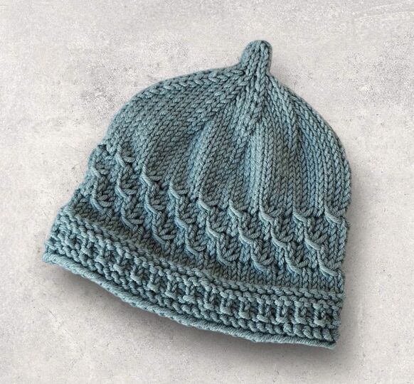 Strickanleitung Baby-Mützchen in 3 Größen, ca. 0 - 18 Monate   #389
