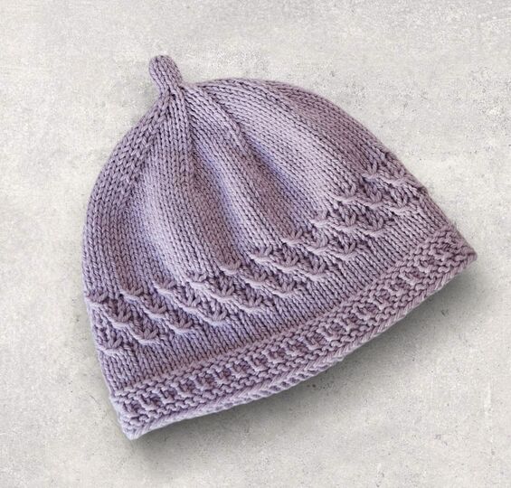 Strickanleitung Baby-Mützchen in 3 Größen, ca. 0 - 18 Monate   #389