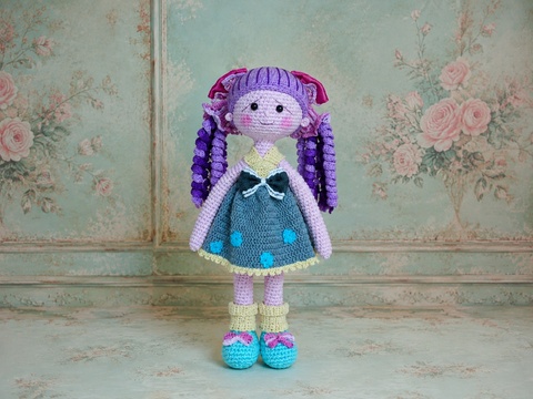 Crochet Sandra Doll – English PDF Crochet Pattern