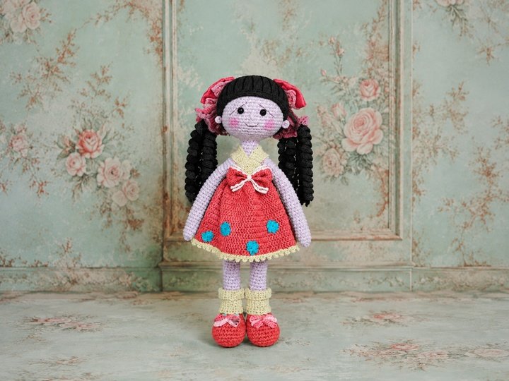 Crochet Pattern Doll Sandra