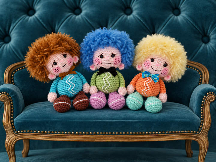 Crochet Little Fluffy Friends – English PDF Crochet Pattern