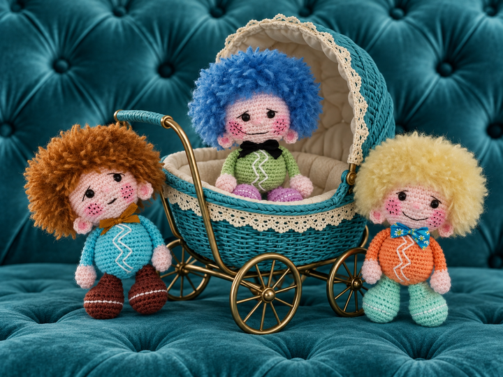 Crochet Little Fluffy Friends – English PDF Crochet Pattern