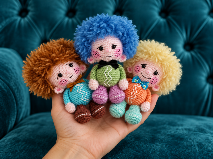 Crochet Little Fluffy Friends – English PDF Crochet Pattern