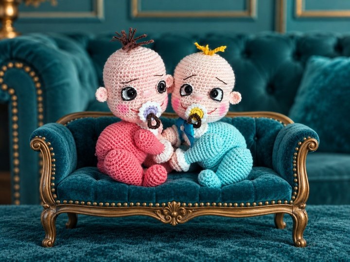 Krabbel Babys häkeln – Deutsche Häkelanleitung als PDF