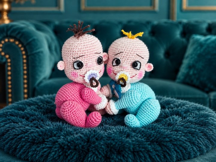 Krabbel Babys häkeln – Deutsche Häkelanleitung als PDF