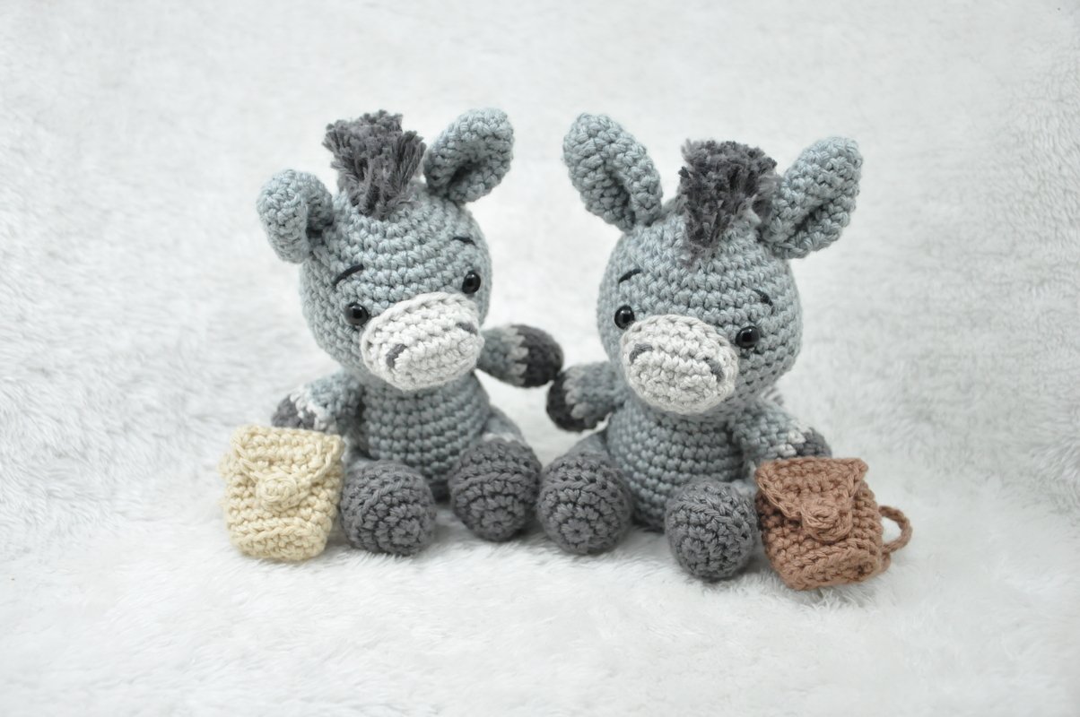 Crochet Pattern – Little Donkey with Backpack - Image 5