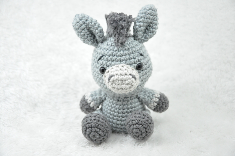 Crochet Pattern – Little Donkey with Backpack