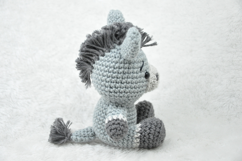 Crochet Pattern – Little Donkey with Backpack