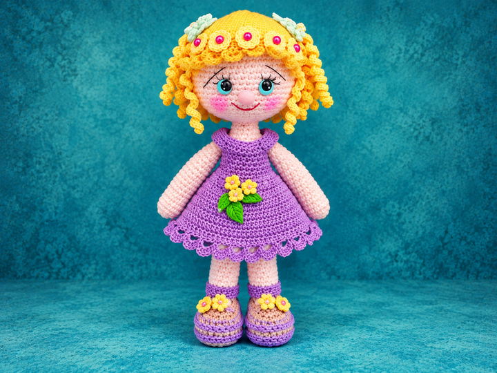 Maja Doll – Free English Crochet Pattern PDF