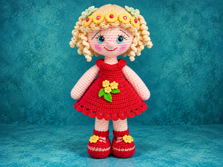 Maja Doll – Free English Crochet Pattern PDF