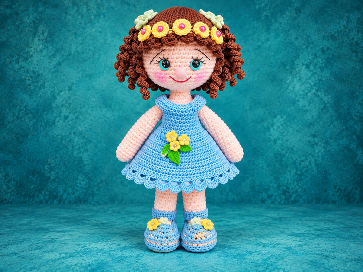 Maja Doll – Free English Crochet Pattern PDF