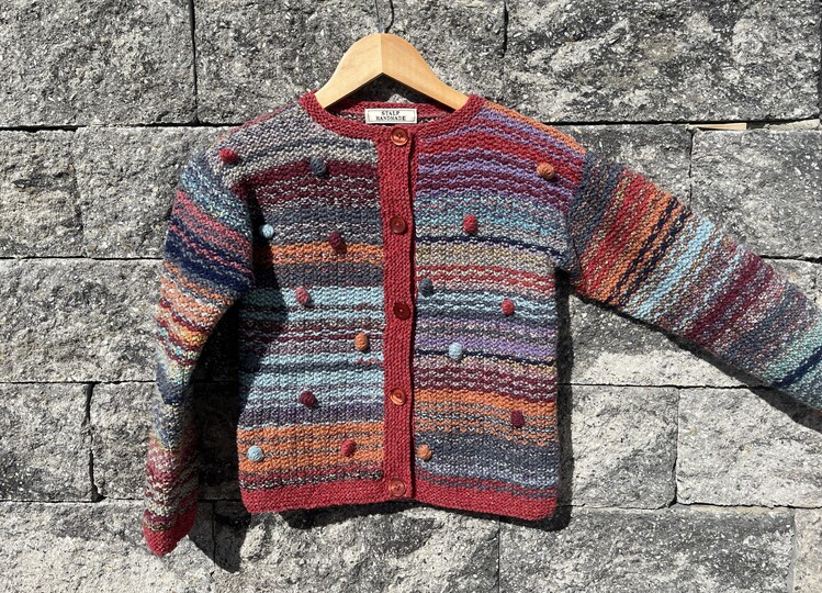 Strickanleitung Kinderjacke LENTILKY * 5 Größen