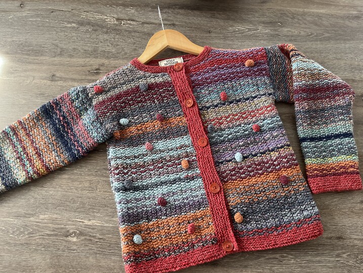 Strickanleitung Kinderjacke LENTILKY * 5 Größen