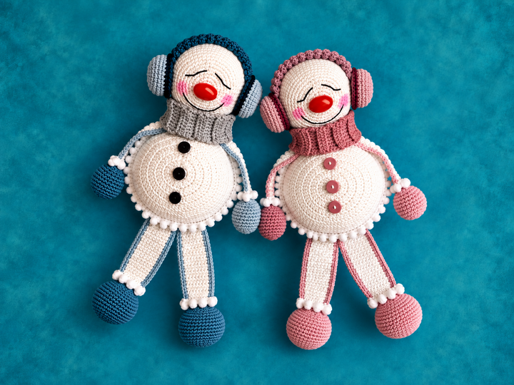 Schneemann Tippi & Tappi – Deutsche Häkelanleitung als PDF